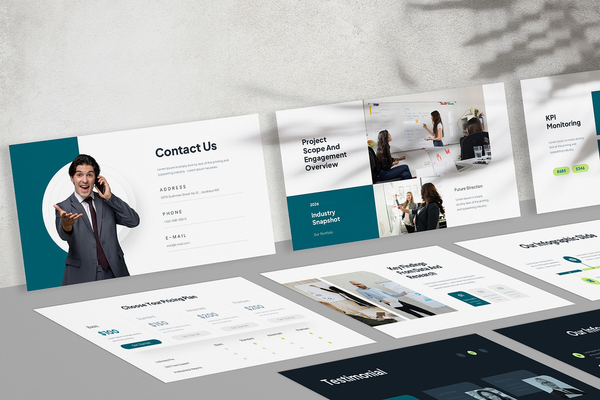 Business Consulting PowerPoint, a Presentation Template by New Coral Design (Photo 6 of 6)
