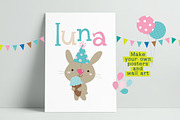 Birthday Buddies Illustration Pack, an Illustration by Quirky Queen Media (Thumbnail 3 of 9)