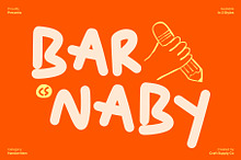 CS Barnaby – Messy Handwritten Font