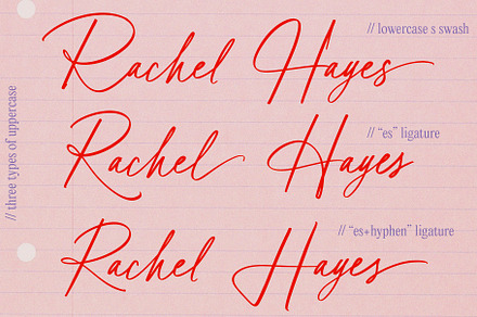 Agatha Bergman // Luxury Signature, a Handwritten Font by PeachCreme