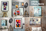 Canvas Poster Mock Up V1, a Print Template by Pixel Place (Thumbnail 2 of 6)