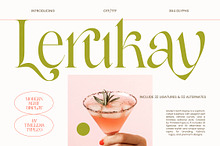 Lerukay Modern Luxury Serif