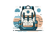 Adventure Hiking Bag Icons, an Object Graphic by yasushie (Thumbnail 6 of 16)