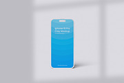 Iphone 15 Pro Clay Mockup, an iPhone Mockup by HanaSaka_Studio (Thumbnail 2 of 5)