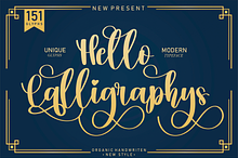 Hello Calligraphys | handwritten fon