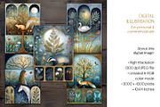 Woodland Compartments Illustrations, a Decorative Illustration by The Dutch Lady Designs (Thumbnail 6 of 7)