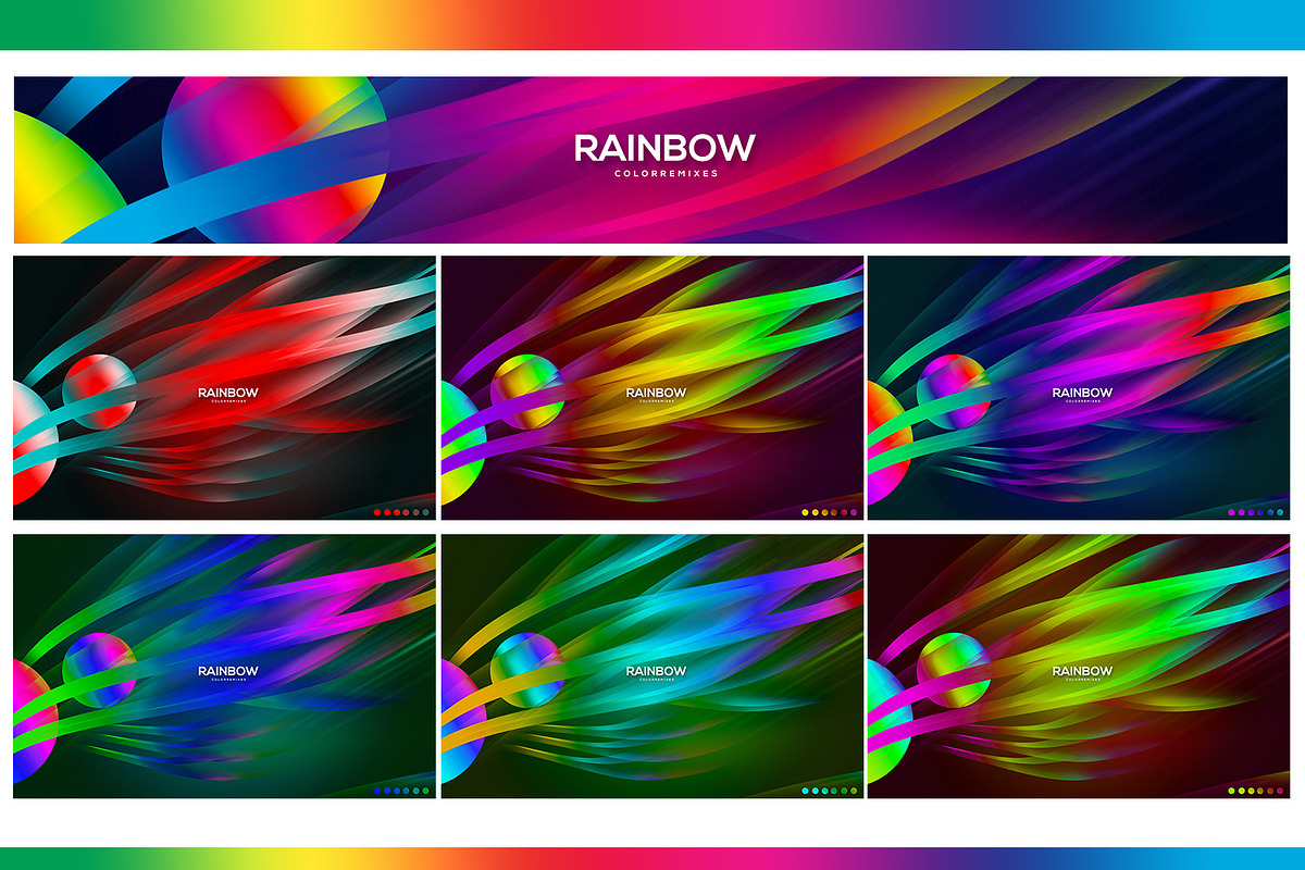 Rainbow Colors Photoshop Text Effect, a Social Media Template by angelicafx (Photo 2 of 4)