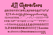 CS Mimsey Stamp, a Handwritten Font by Craft Supply Co. (Thumbnail 8 of 8)