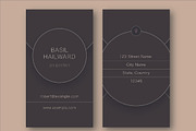 Modern Vertical Business Card, a Business Card Template by Shannon's Creations (Thumbnail 2 of 2)