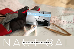 Nautical Business Card Mockups