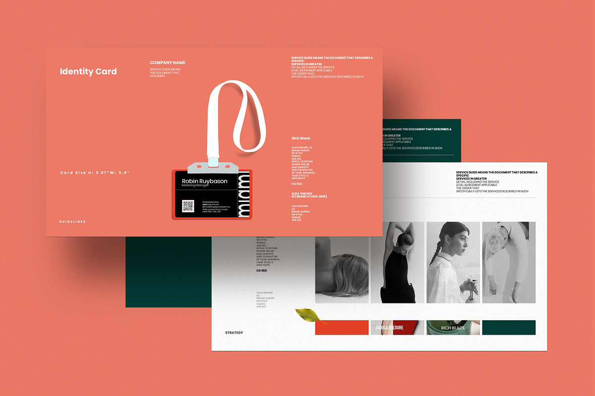 Miami | Brand Guidelines Template, a Presentation Template by Studio Industry (Photo 6 of 13)