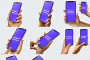 iPhone in hand Mockup BUNDLE, an iPhone Mockup by LazyCrazy (Thumbnail 3 of 6)
