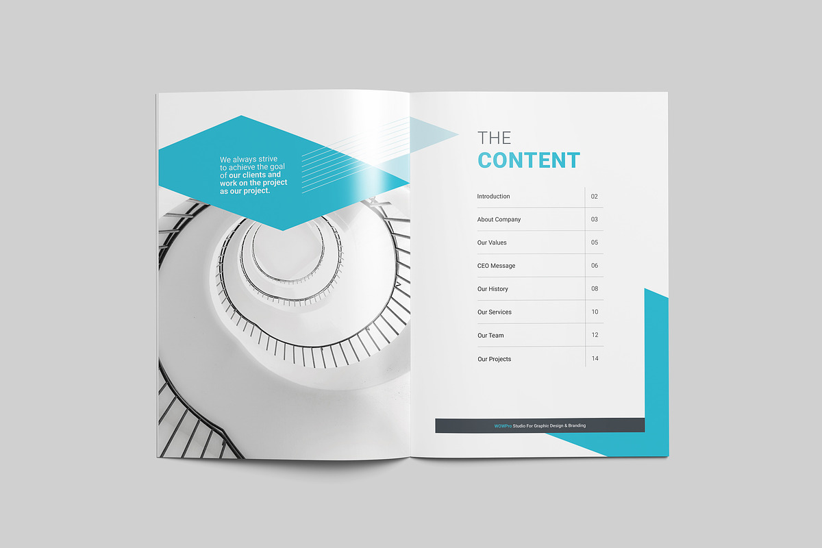 Company Profile, a Brochure Template by WOWPro (Photo 4 of 10)