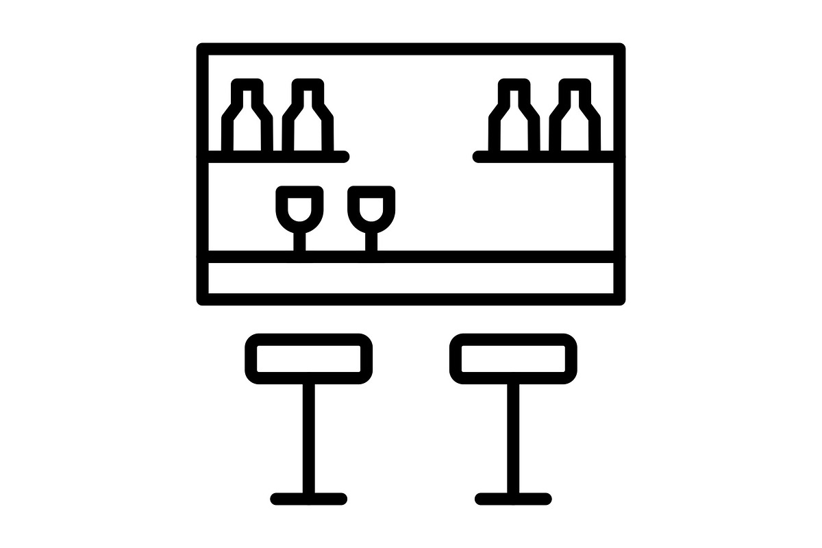 Bar Line Icon, an Icon by Pexelpy