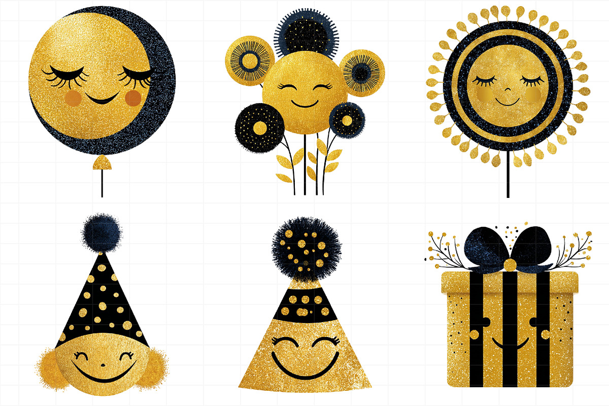 Cute New Year Clipart, an Illustration by Daily.Designs (Photo 4 of 5)