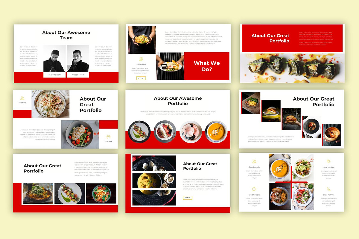 Marinara - food keynote Template, a Presentation Template by riz creative studio (Photo 7 of 9)