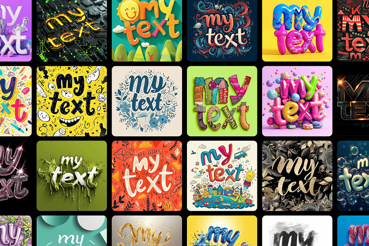 1976 ChatGPT Text Styles, a Decorative Illustration by Sevenstyles (Photo 5 of 6)