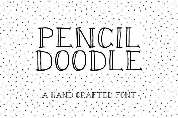 Pencil Doodle Hand Crafted Font preview 8