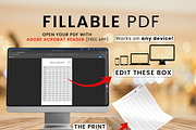Editable Weekly Half Hour Planner, a Stationery Template by Graphicsnext (Thumbnail 4 of 5)