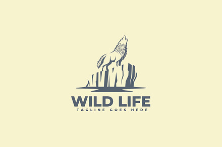 Howlling Wolf Logo Design