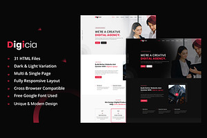 Digicia - Agency HTML Template