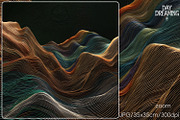 Abstract Flowing Silk Art, a Decorative Illustration by yahu88studio (Thumbnail 3 of 7)