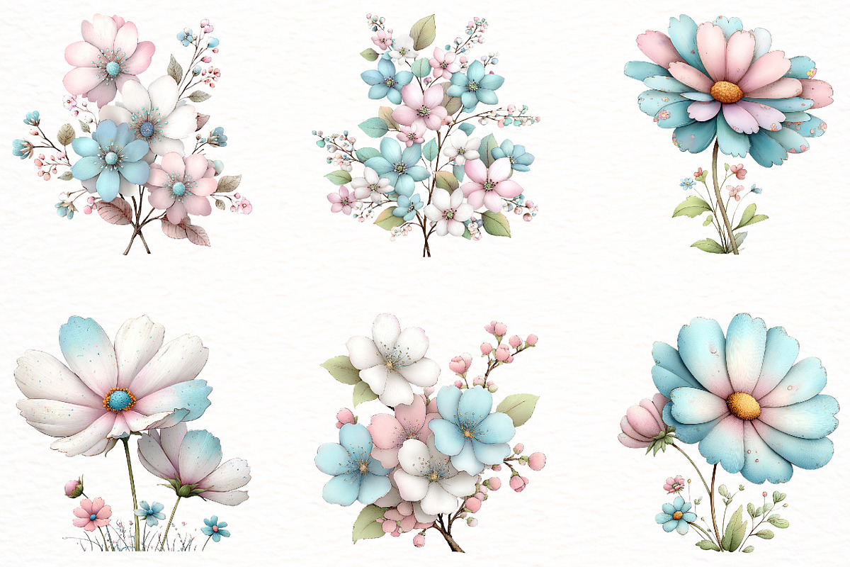 Spring wildflower clipart, an Illustration by Designworld (Photo 3 of 8)