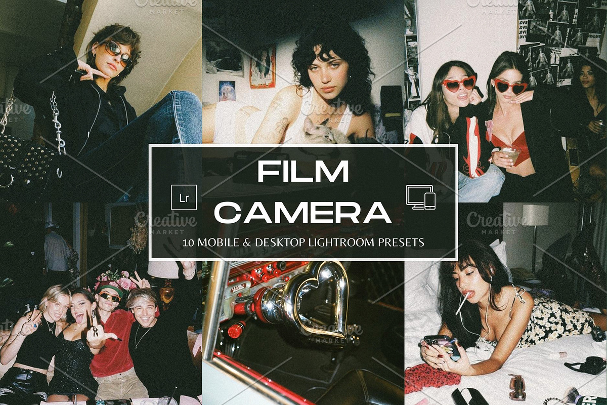 10 Film Camera Lightroom Presets, a Preset Add-On by MEPRESETS (Photo 1 of 9)