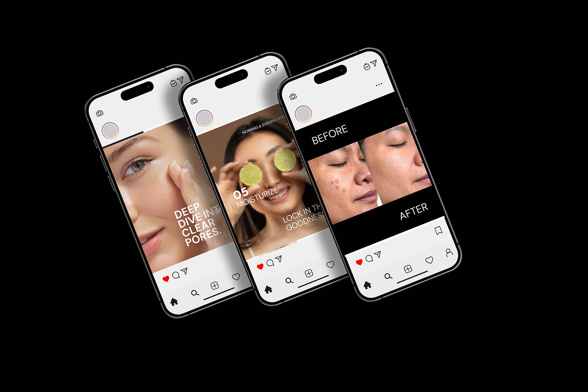 Skin Care Social Media Kit Bundle, a Social Media Template by Artisan Vibes (Photo 3 of 11)