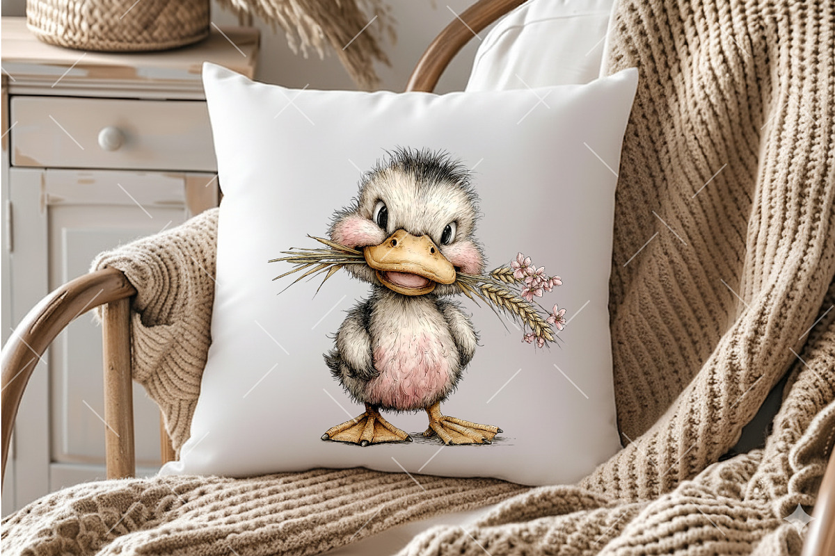 Animals with Wheat PNG Clipart Set, a Seasonal Illustration by OK Design (Photo 4 of 6)