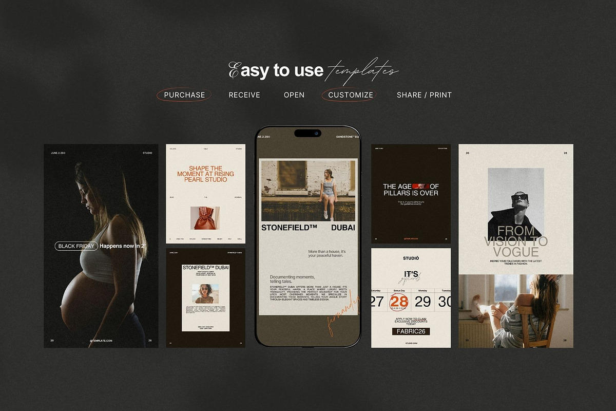 Social Media Templates, a Social Media Template by Pixel Grid (Photo 6 of 9)