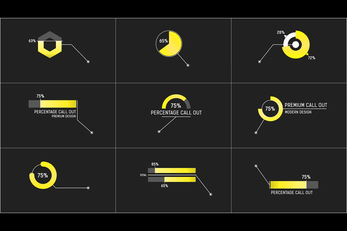 Percentage Call Out (After Effects), a Templates & Theme by MinnaPicture (Photo 2 of 8)