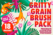 Gritty Grain Brushes Pack - Shaders, a Brush Add-On by Lisa Jacobs Design (Thumbnail 1 of 4)