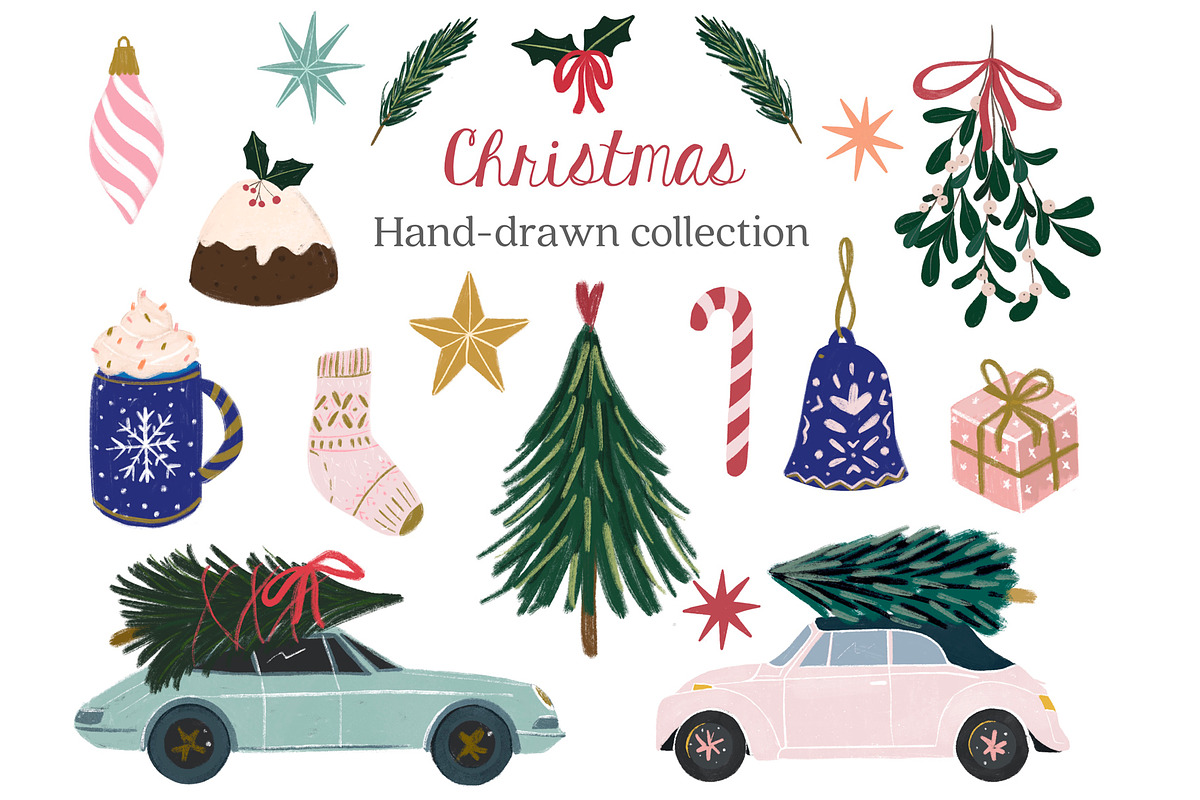 the Big Christmas bundle, a Pattern Graphic by Katie Lisker (Photo 5 of 27)