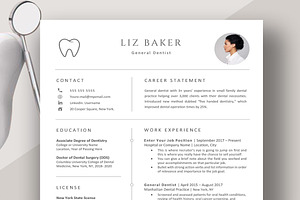 Dental Resume, Dentist Resume Word