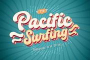 Retro Surf Text Effects, a Branding & Logo Template by Andrew Skoch Design (Thumbnail 5 of 9)