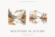 Mountains In Autumn, a Seasonal Illustration by PeDe Designs (Thumbnail 5 of 6)