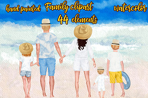 Summer Family Clipart Family Figures