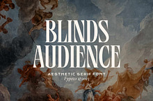 Blinds Audience - Aesthetic Font