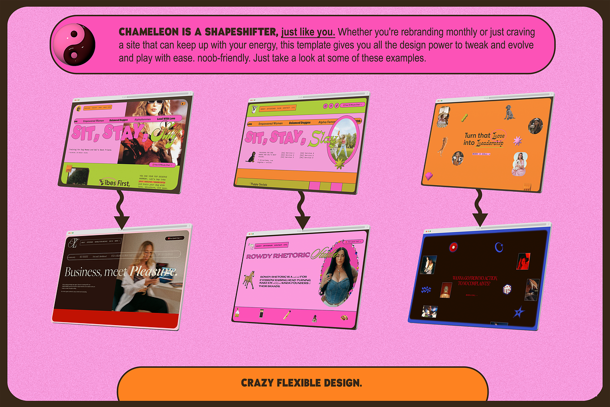 CHAMELEON Squarespace Template, a Squarespace Template by PEARLER (Photo 3 of 11)