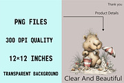 Summer Funny Capybara Clipart Bundle, an Illustration by SVGArt (Thumbnail 7 of 9)