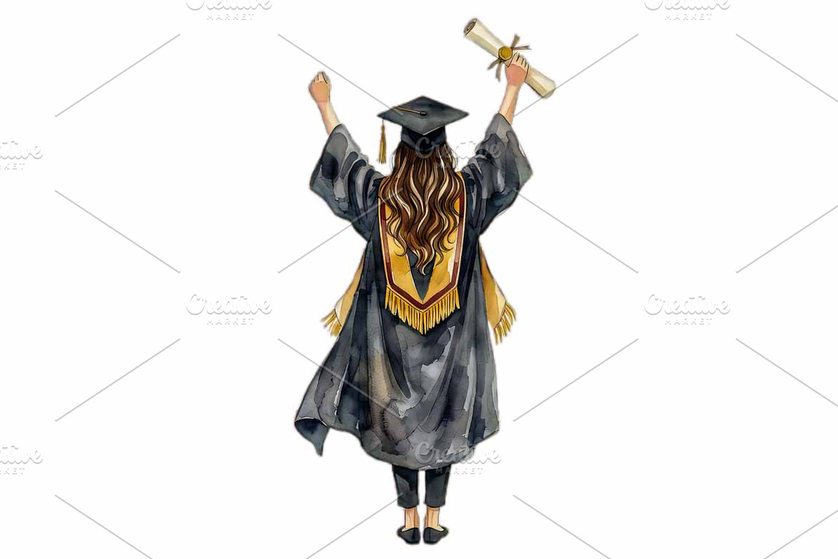 Graduation Clipart Collection PNGs, an Education Illustration by VetalStock (Photo 20 of 20)