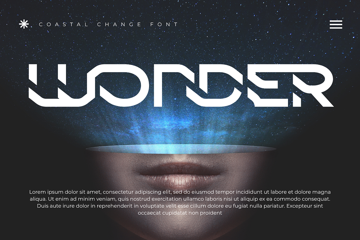 Coastal Change - Futuristic Font, a Sans Serif Font by 177Studio (Photo 6 of 8)