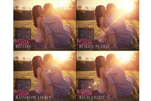 Lens Flare Photoshop Overlays