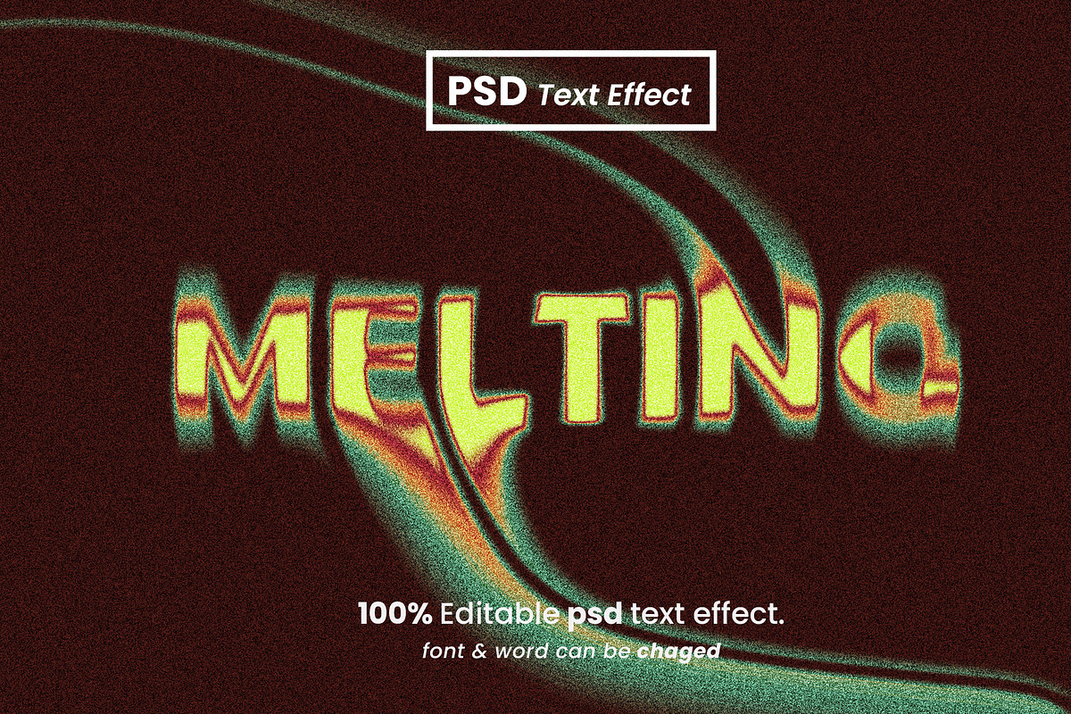 Melting melted text effects pack, a Brushes & More by Zamans (Photo 8 of 20)