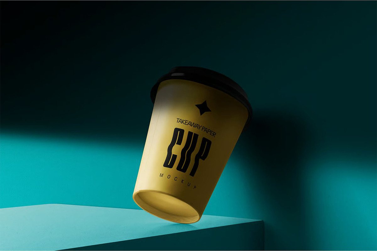 Cup mockup, a Cups & Container Mockup by megostudi0 (Photo 6 of 7)
