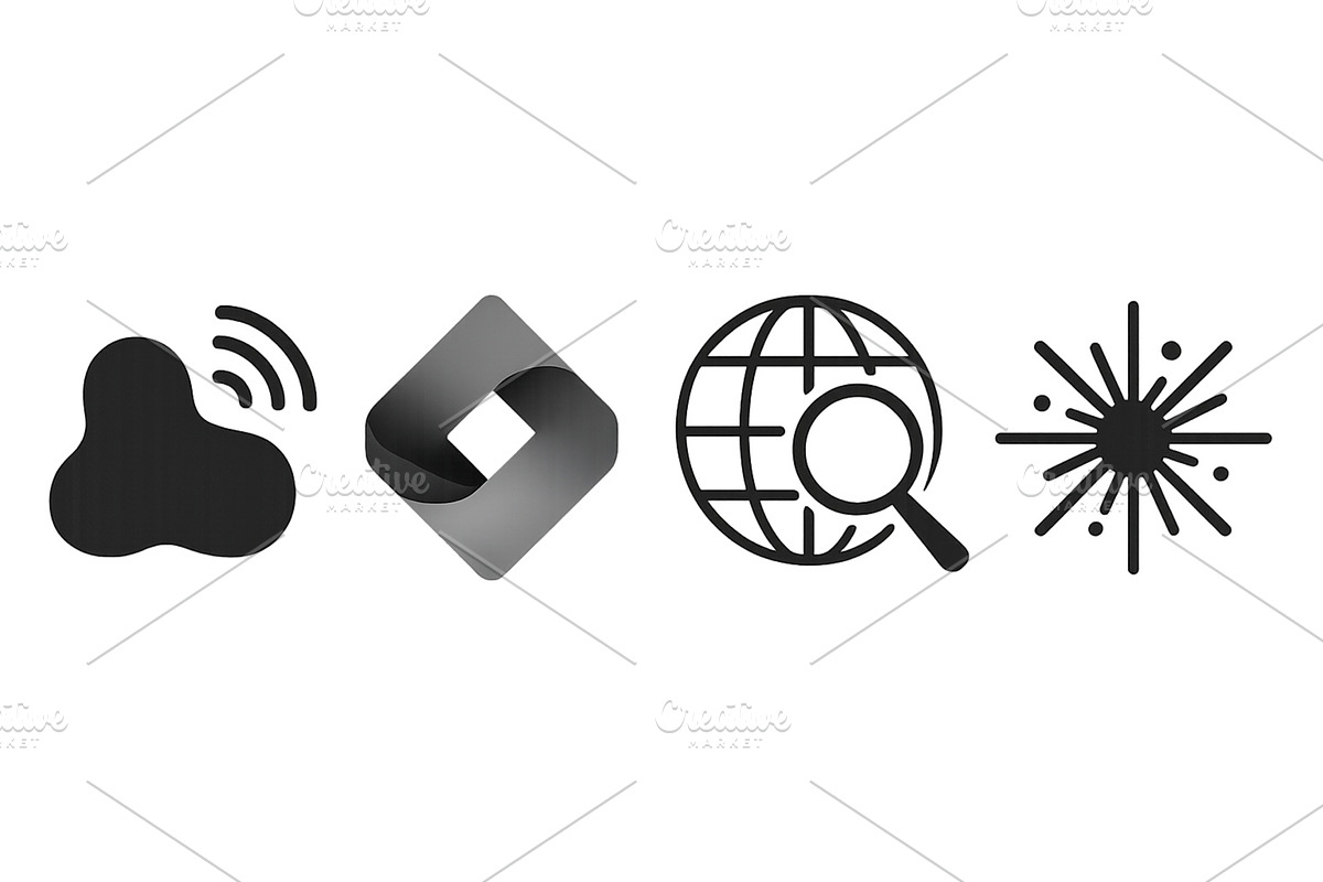 Symbols representing technology, a Technology Illustration by ZinetroN