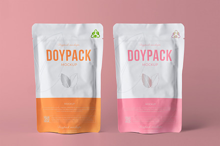 Doypack Packaging Mockup