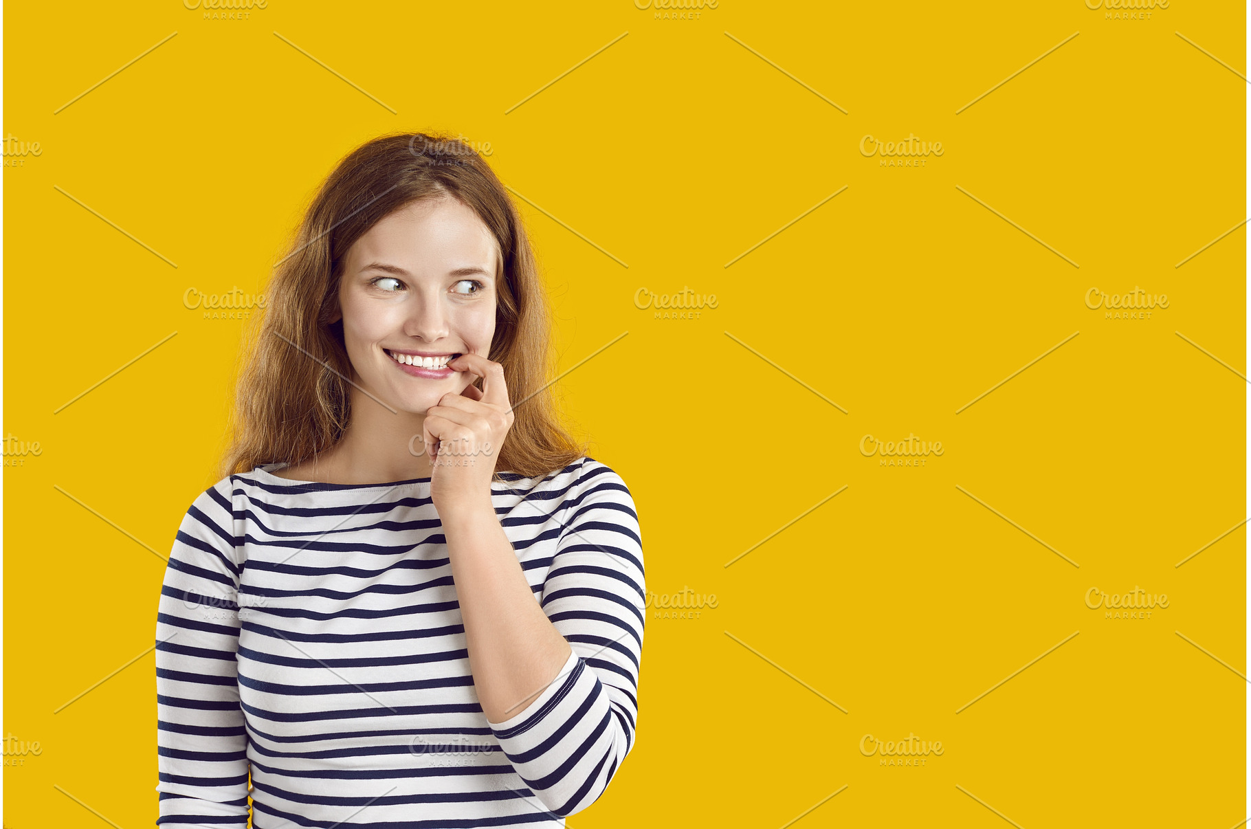 Woman with funny awkward smile on, a Person Photo by StudioRomantic