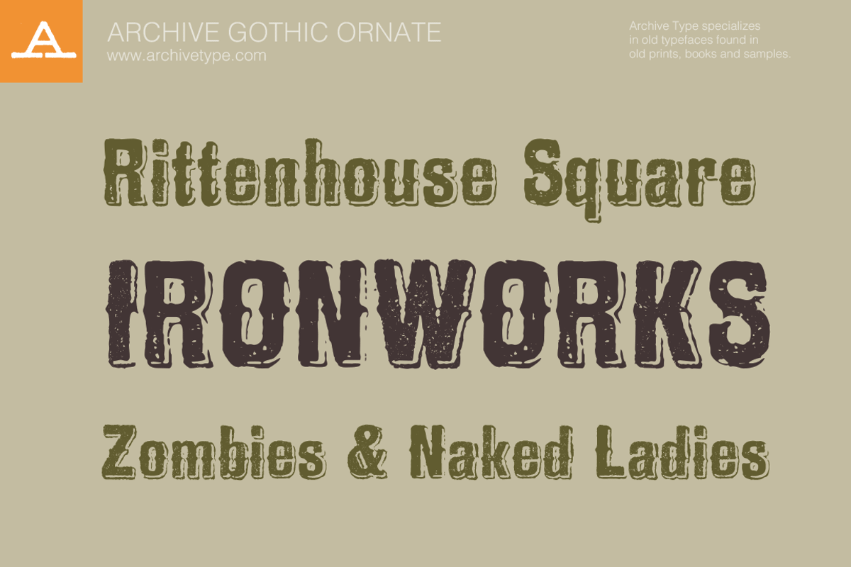 Archive Gothic Ornate preview 2